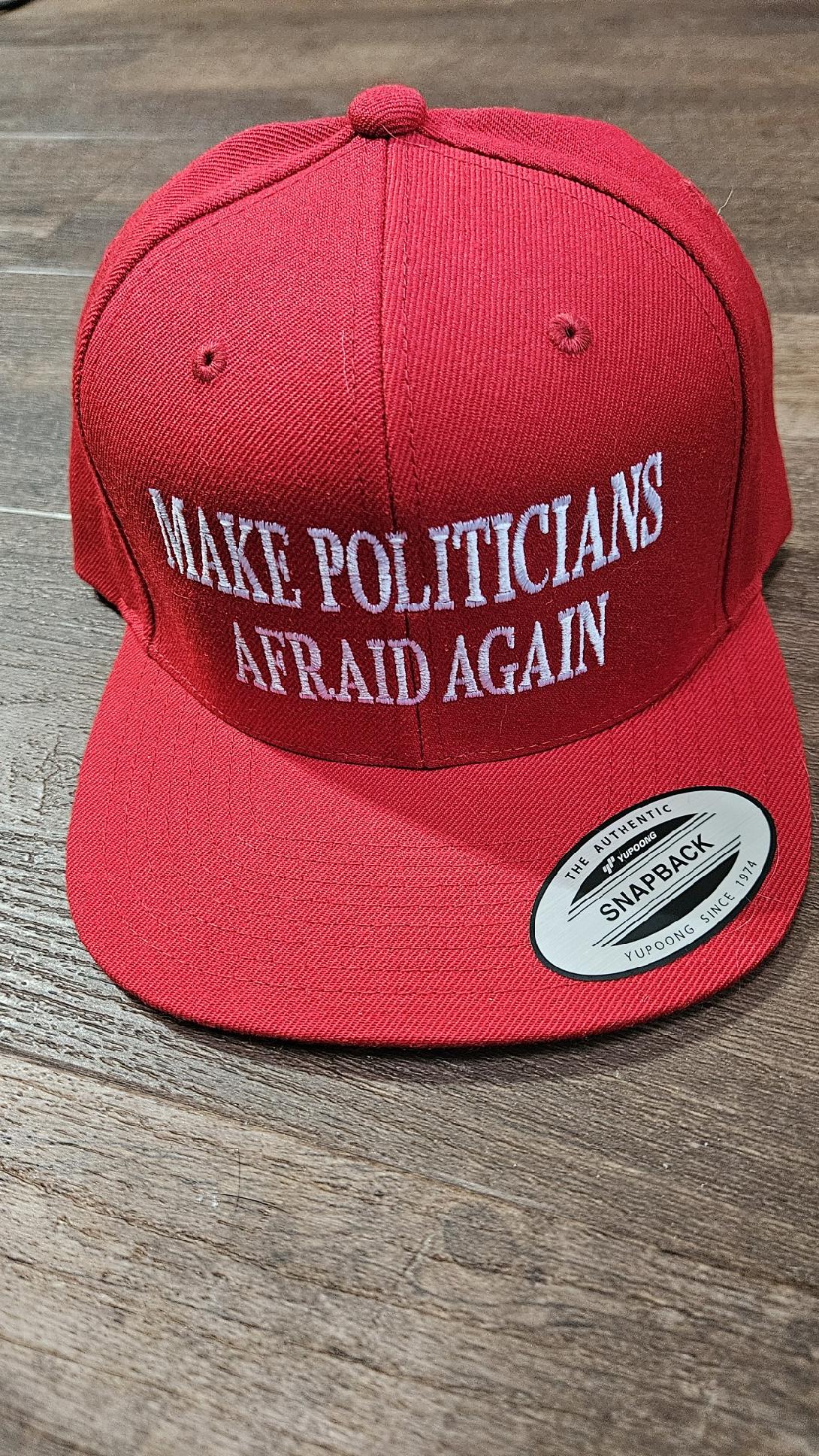 Make Politicians Afraid Again Hat